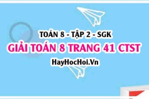 Giải Toán 8 trang 41 tập 2 Chân trời sáng tạo